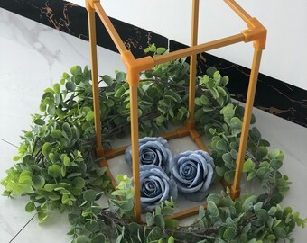 Acquista Ghirlanda di eucalipto artificiale da 1,8 m appesa in rattan per matrimoni, decorazioni per la casa in Italia a partire da 12