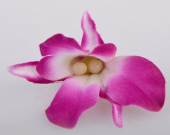 20-100pcs Purple Orchids Flowers Head, Purple Island Dendrobium Orchid Heads para el proyecto IDY, Ramos de boda, Centros de mesa Decoración