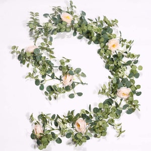 6ft Artificial Silver Dollar Eucalyptus Leaves Garland With - Etsy