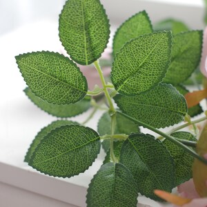 6.5ft Artificial Rose Vine Silk Flower Garland Hanging Baskets Plants ...
