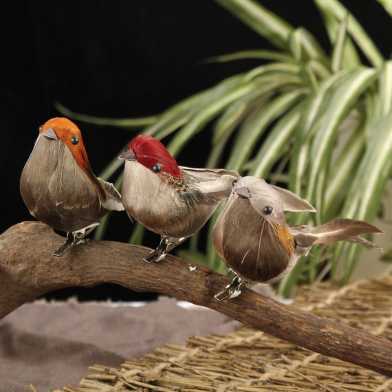 Kunstmatige vogels 6 kunstmatige met clip nep | Etsy Nederland