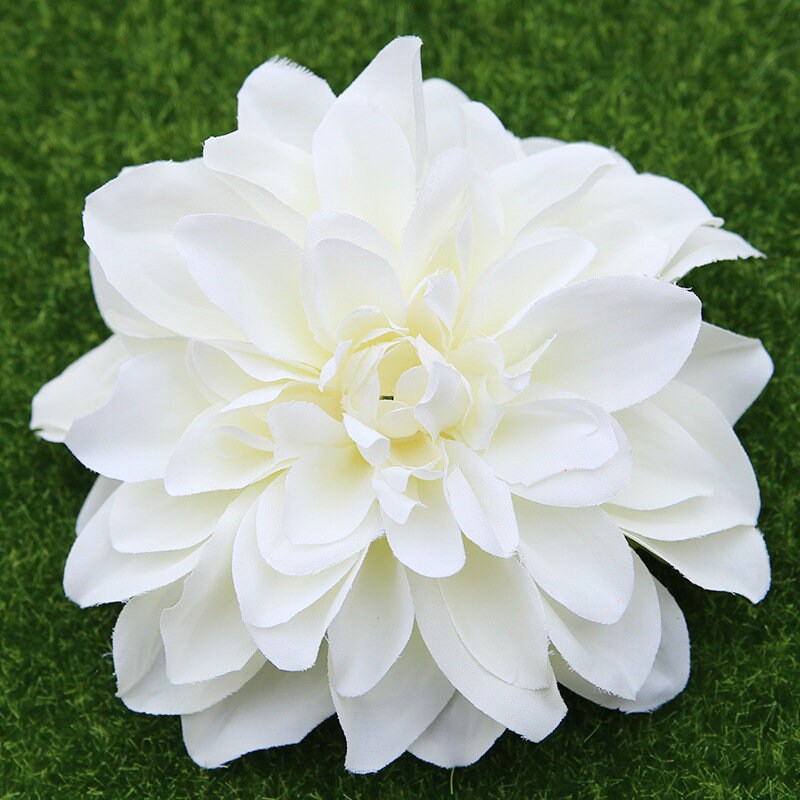 Artificial Dahlia Flowers Head Dahlia Bouquets Wedding Etsy