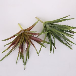 Artificial Succulents Plants Unpotted Fake Succulent Bouquet Arrangements Faux Aloe Plants DIY for Garden Decor Home Decoration Greenery