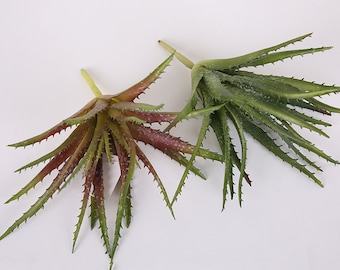 Künstliche Sukkulenten Pflanzen unpotted fake sukkulenten Bouquet Arrangements Faux Aloe Pflanzen DIY für Garten Dekor Home Decoration Greenery