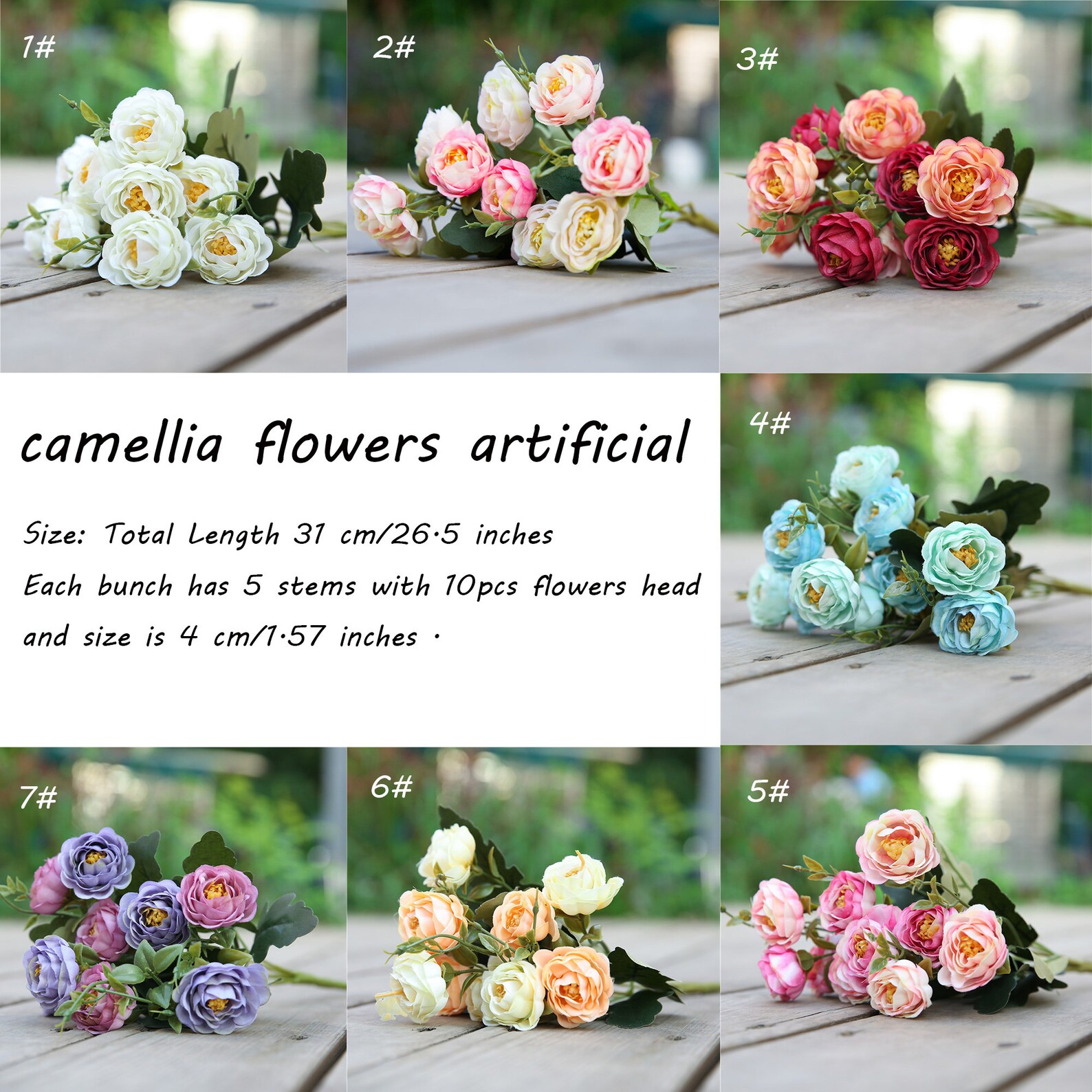 Camellia Flowers Artificial Camellia Artificial Camellia Etsy
