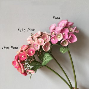 Silk hydrangea tiny flowers, wedding bouquets decor, artificial hydrangea flowers ,silk flowers ,fake hydrangea, faux hydrangea 1-10pcs
