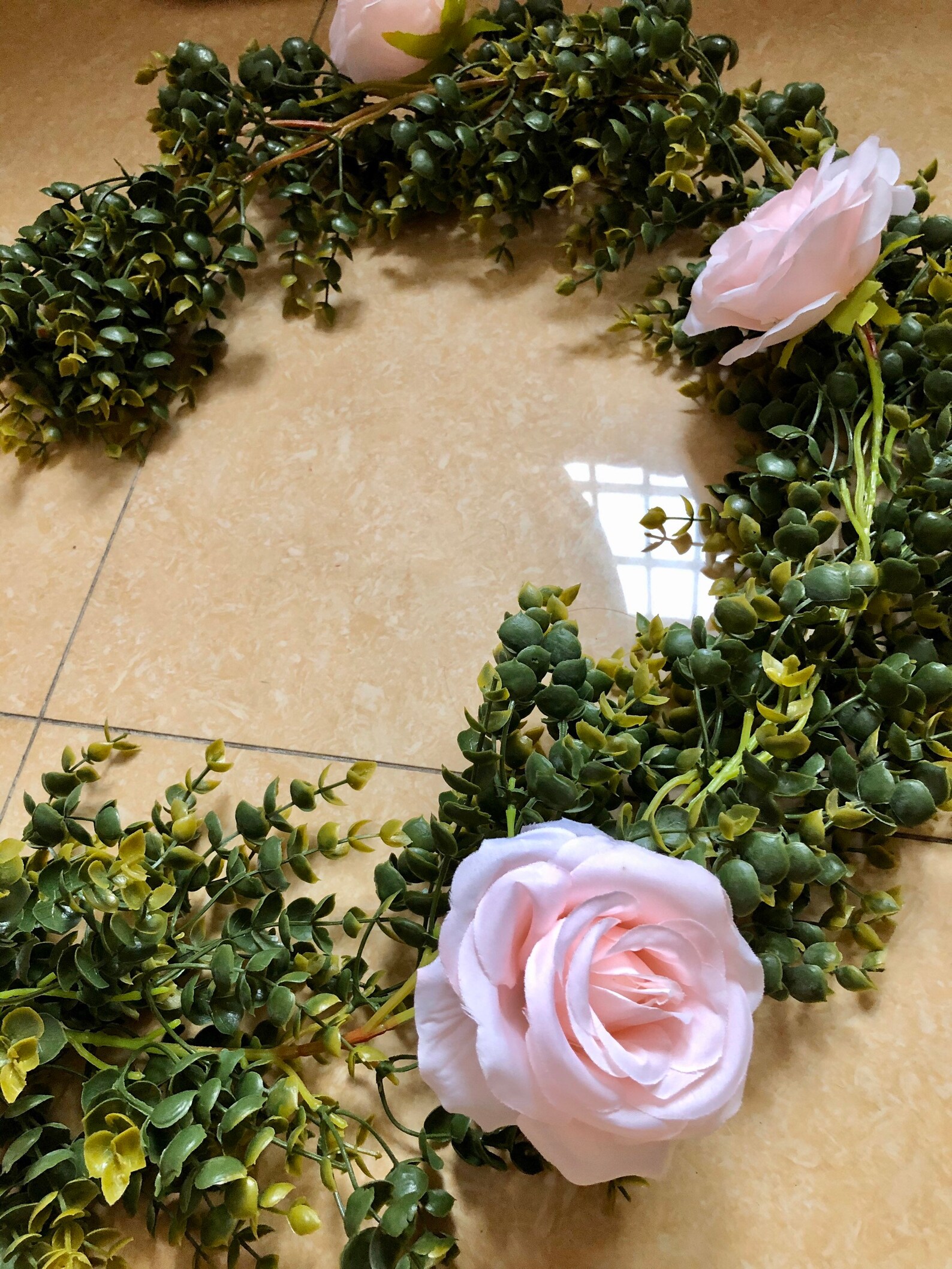 6ft Rustic Eucalyptus Table Runner Garland Christmas Garland Etsy