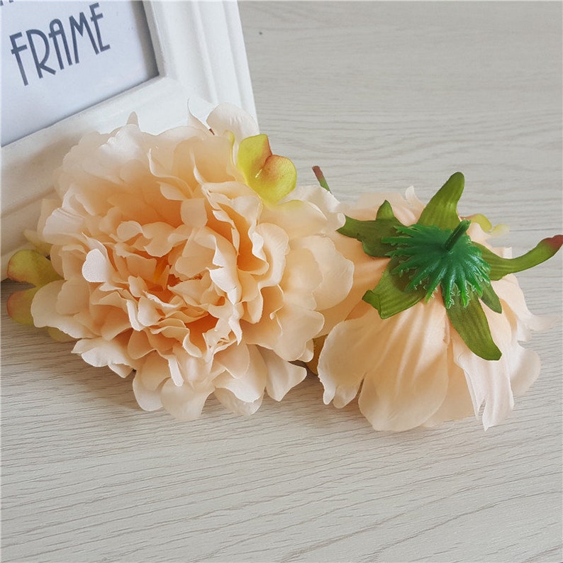 Peonies Artificial Flowers 13cm Artificial Peony Flowers Etsy