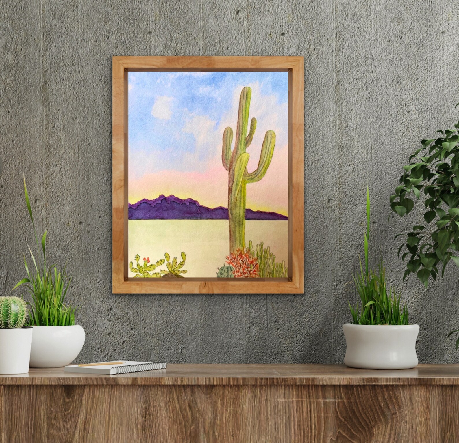 sunny-sonoran-desert-landscape-art-print-watercolor-painting-warm