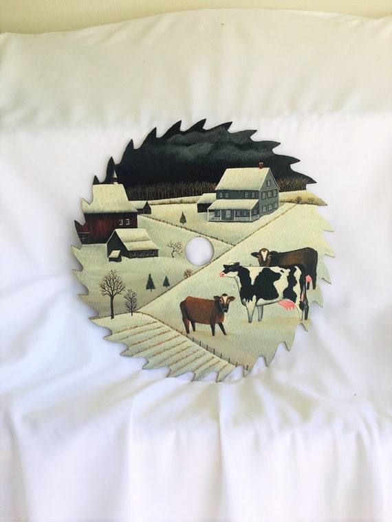 Country Cows Sawblade