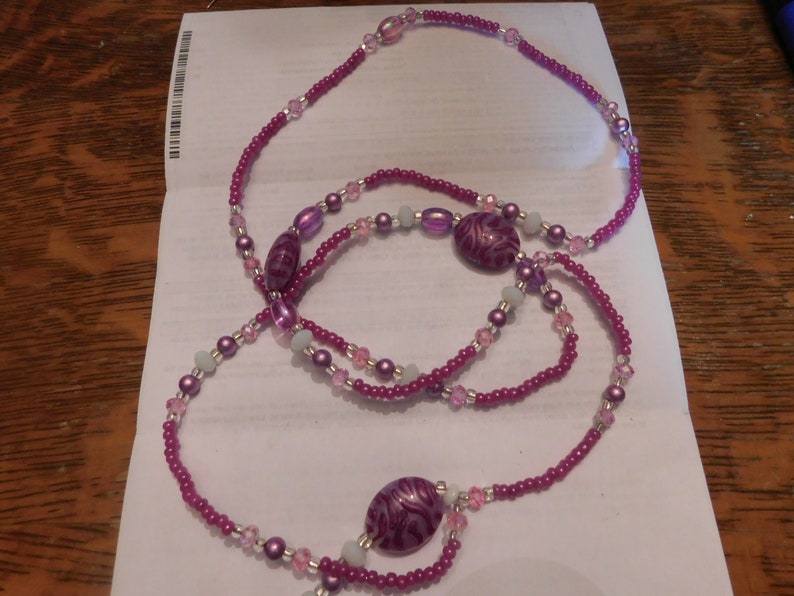 Purple lanyard