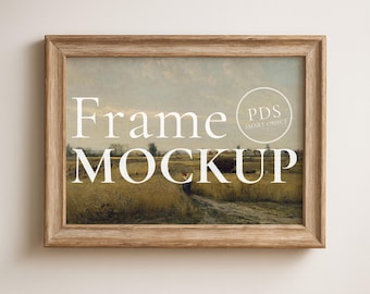 Framemodel Horizontaal ISO-lijstmodel Houten lijst muurkunstmodel PSD-neutraal fotolijstje