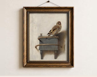 Gallery Frame Mockup | Antique Bronze Art Print, Sunlit Wall (4x5 Vertical PSD + Canva)