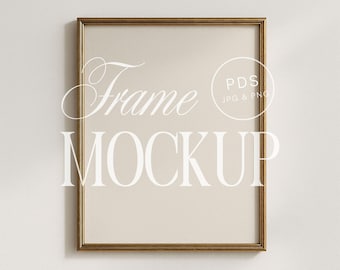 Maquette de cadre photo mince - Modèle PSD d'art mural épuré (3 x 4 et 4 x 5)