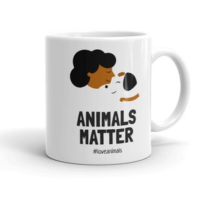 Dieren materie mok-cadeau voor dierenliefhebbers