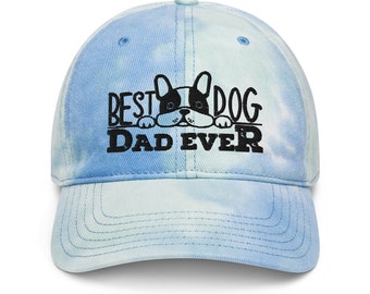 Best Dog Dad Ever Tie Dye Hat