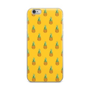 Pineapple Print iPhone Case for the pineapple lovers.