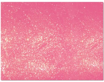 Placemat With Pink Glitters Print