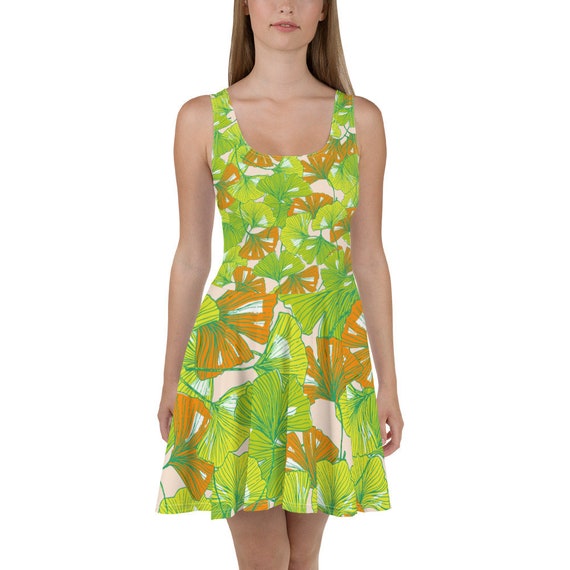 Colorful Floral Skater Dress - Just in time for summer