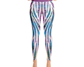 Colorful Animal Pattern Yoga Leggings