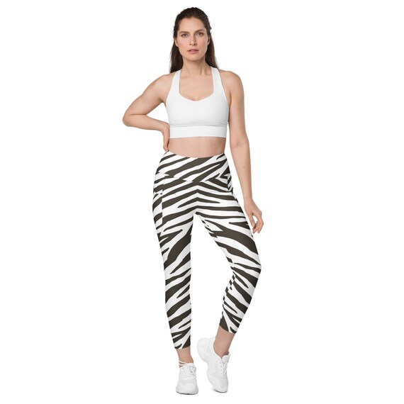 Zebra Print Leggings With Pockets -  Canada