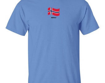 Norwegian Flag  T-Shirt | Short Sleeve T