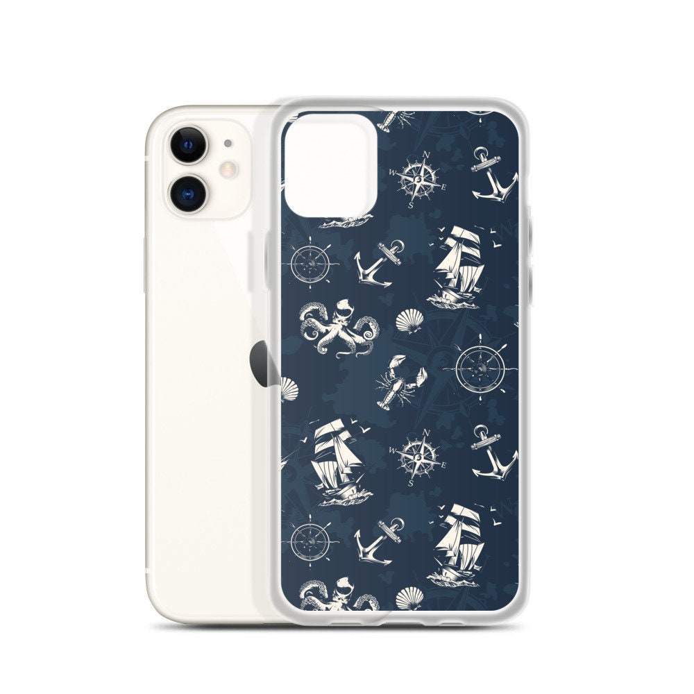 IPhone Case With Sea Nautical Design - Etsy Canada