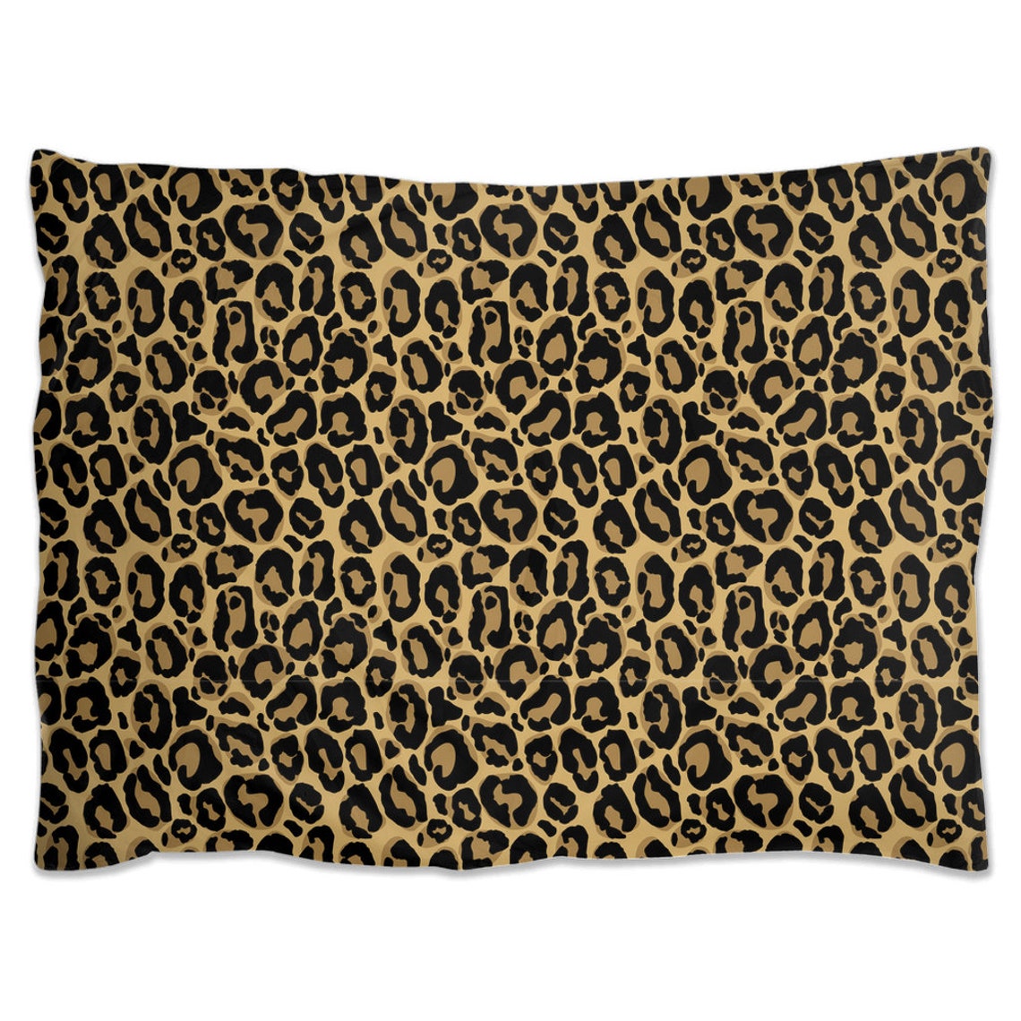 Pillow Shams With Leopard Print Design Etsy