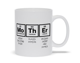 Mother'S Day Mug, Perodic Table Mug, Mother's day Gift