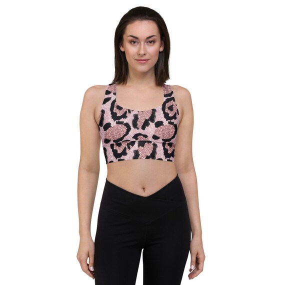 Cheetah Print Longline sports bra – thedaintyartist