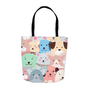 Smiling Dogs Tote Bags
