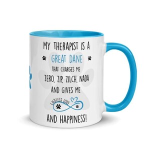 Therepist, Great Dane gift, Great Dane mom, Great Dane mug, Great Dane gift for women, Great Dane mom mug, Great Dane mommy, Great Dane