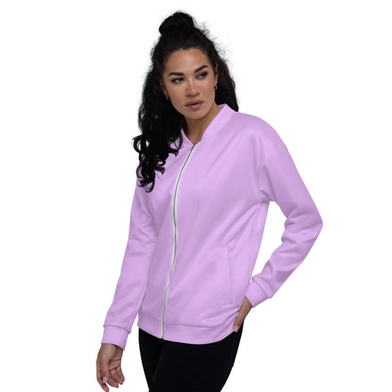 Lilac bomber jacket cheap
