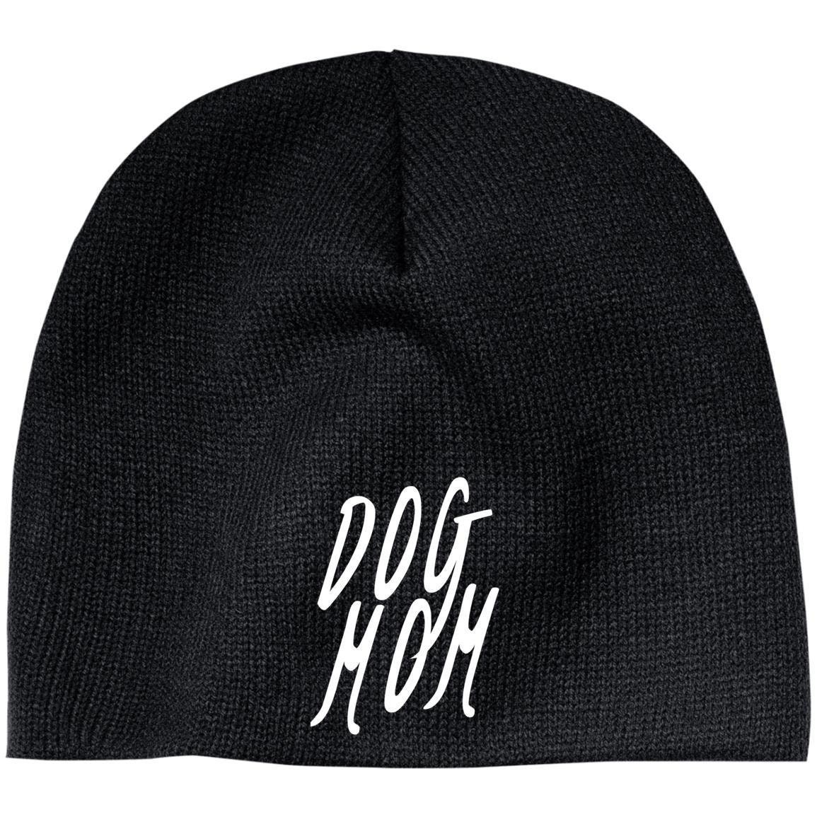Dog Dad/ Dog Mom NWT Black Pink Acrylic Beanies One Size Dog Mom Beanie - Maven Black – The Pet Parent Co main image 3