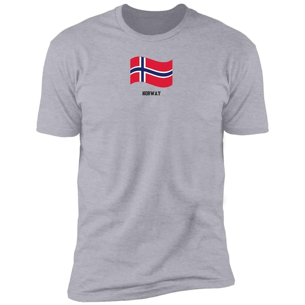 Noorse vlag Premium Short Sleeve Tee