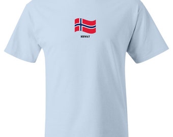 Norwegian Flag Beefy T-Shirt