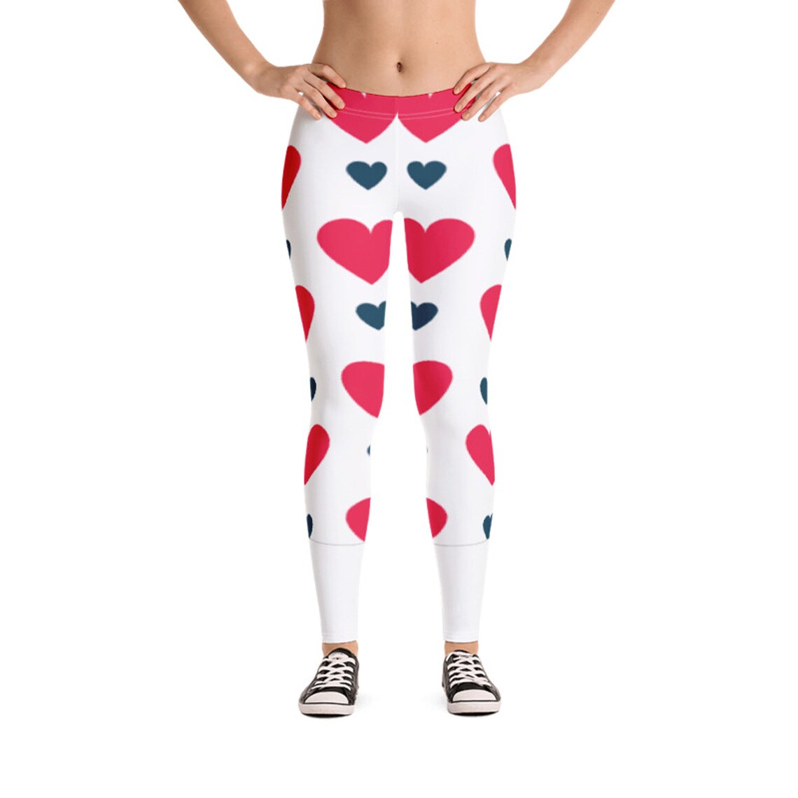 Leggings With Hearts - Etsy