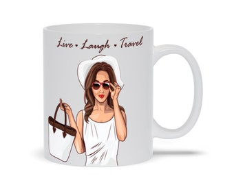 Live Laugh Travel Mug