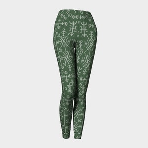 Leggings with Nordic Runes - Viking Runes Leggings