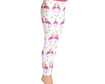 Flamingo Yoga Leggings for the flamingo lover