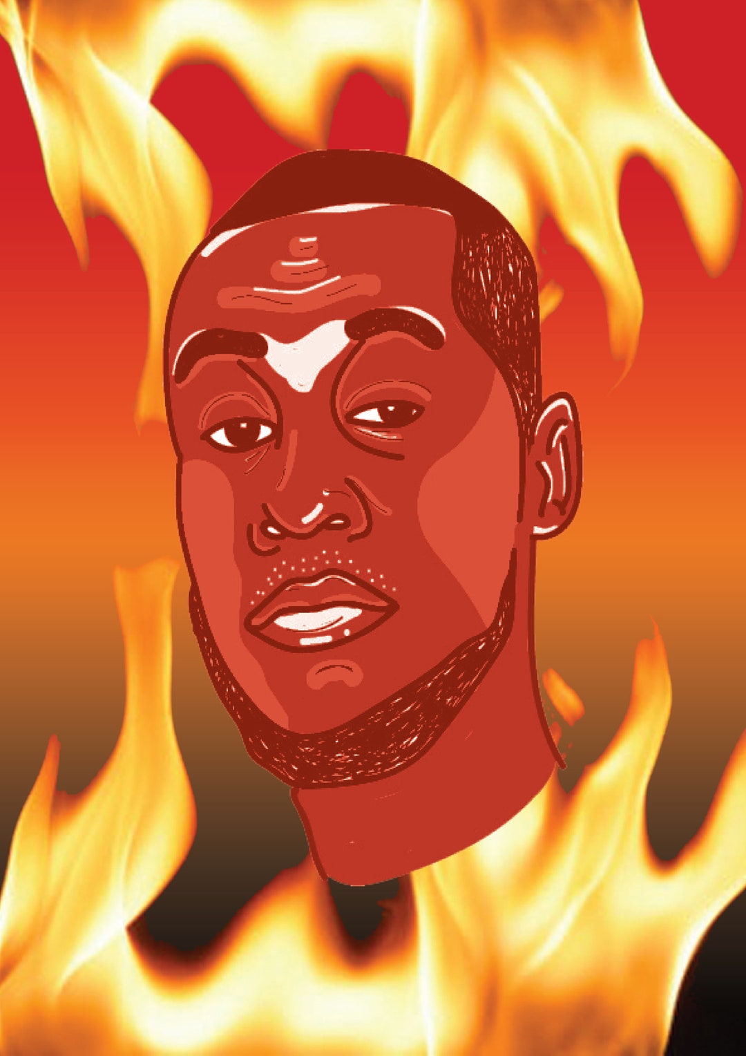 Fire Stizzy Stormzy on Fire - Etsy