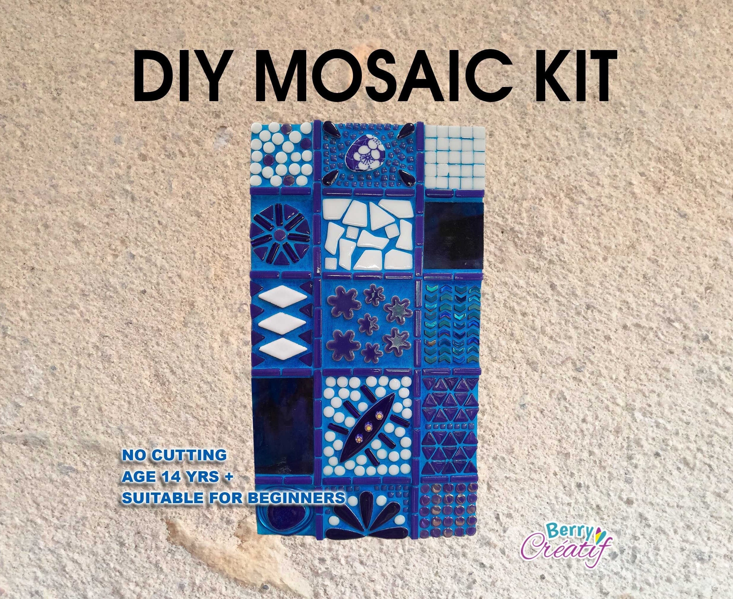 Kit de mosaïque pour adultes, kit de mosaïque diy, faire une mosaïque à