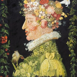 Wiosna Giuseppe Arcimboldo reprodukcja, malowana ręcznie farbami olejnymi na płótnie