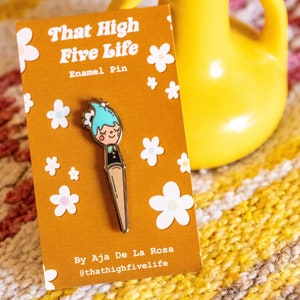 Enamel Pin, Art Teacher Gift,  Art Pin,  Cute Pin,  Kawaii Pin, Lapel Pin