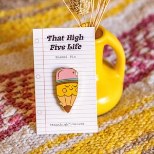 Bleistift Emaille Pin, Emaille Pin, Kunst Pin, süßer Pin, Kawaii Pin, Kunstlehrer Pin, Lehrer Geschenk
