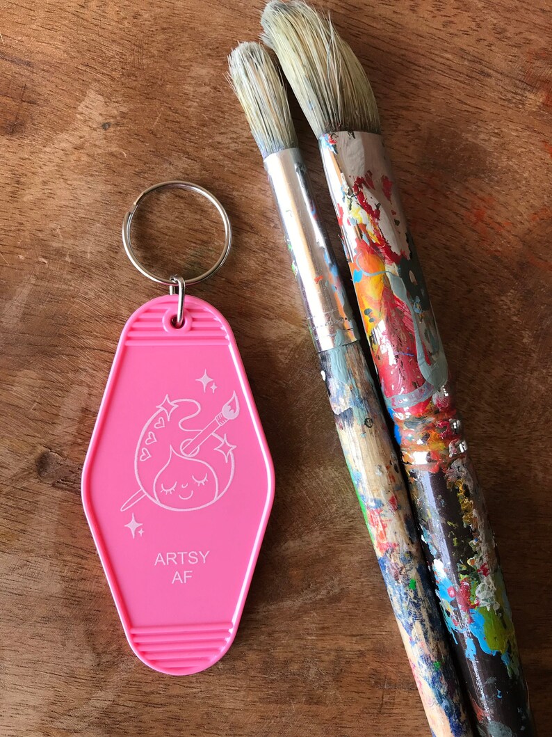 Vintage Hotel Key Chain Acrylic Motel Keychain Gift for | Etsy