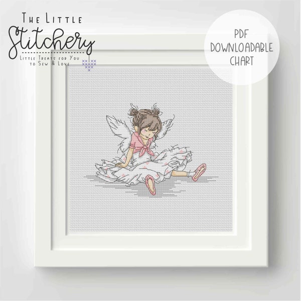 Lili of the Valley - Ballet Take a Break - Downloadable Cross Stitch Chart - PDF Pattern, Digital, Counted Cross Stitch