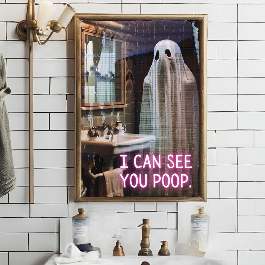 Ghost Wall Art - Halloween Spooky Season Decor - Halloween Decor ...