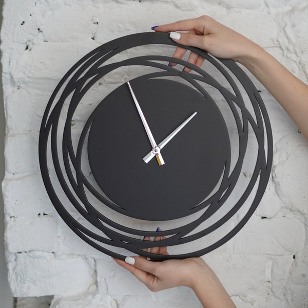 Wall clock unique black rustic clock for wall bedroom white wall clock modern large clock for wall wooden wall clock wood Silent wanduhr