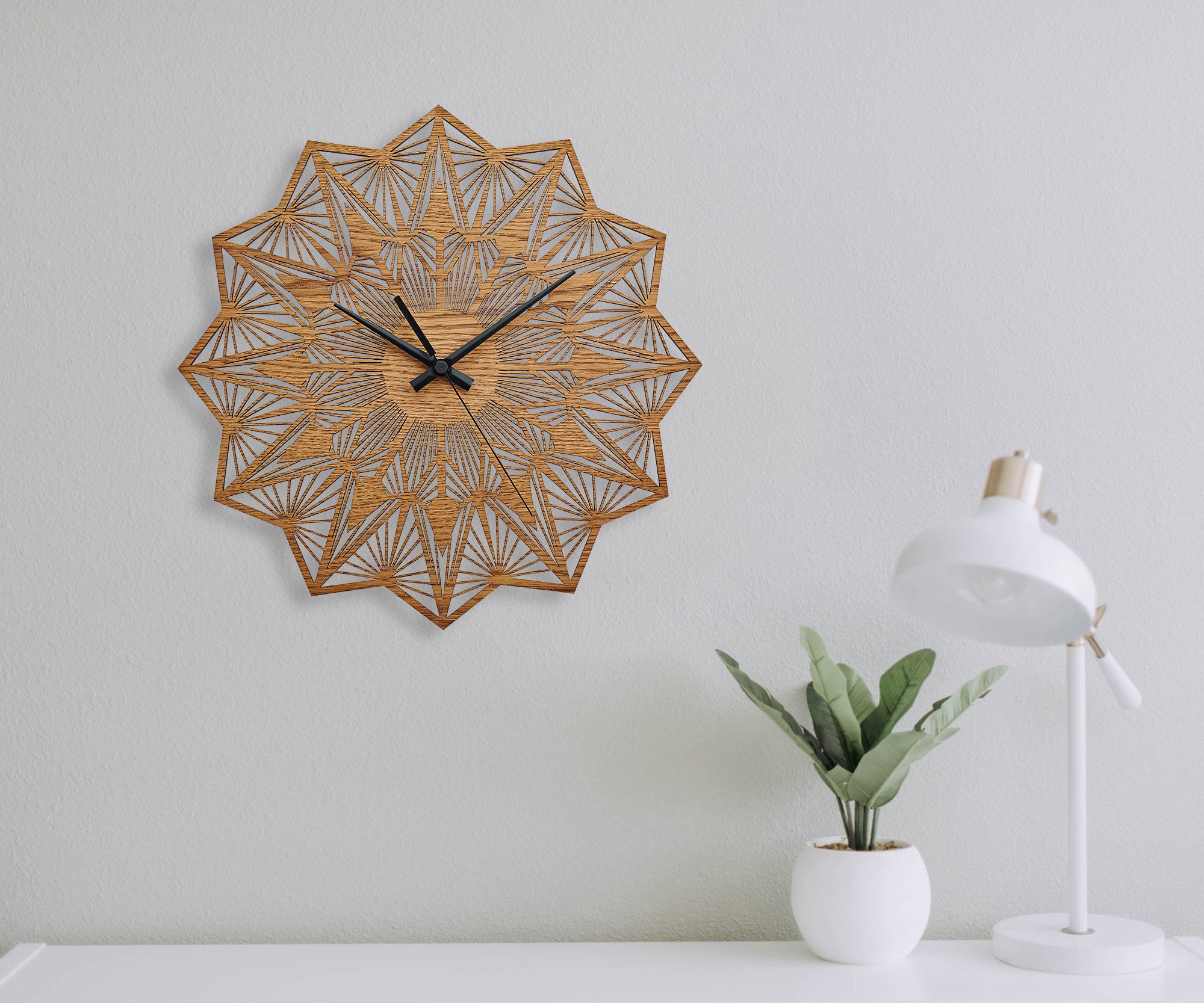 Wall Clock Modern Wall Clocks Unique Clock for Wall Industrial Etsy